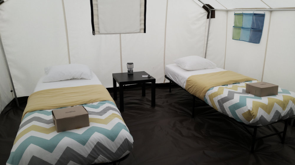 classic glamping tent canvas town events