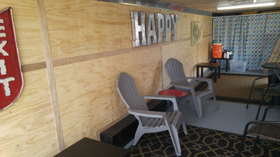 Air conditioned hospitality trailer